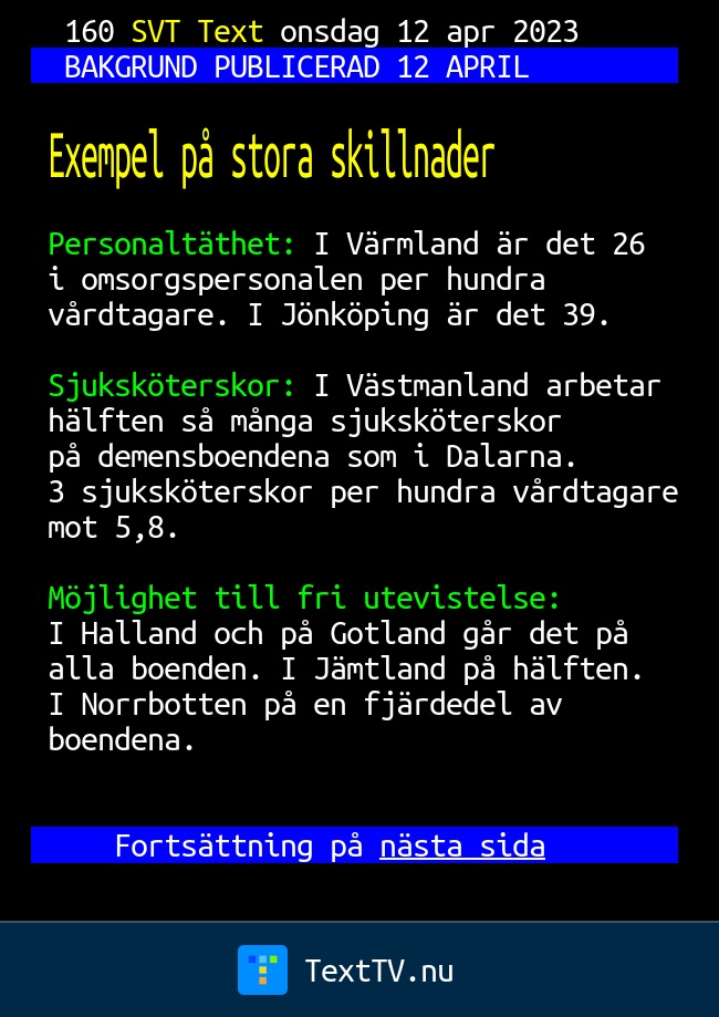 Exempel På Stora Skillnader - SVT Text TV